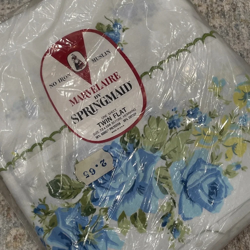 VINTAGE SPRINGMAID FLAT SHEET